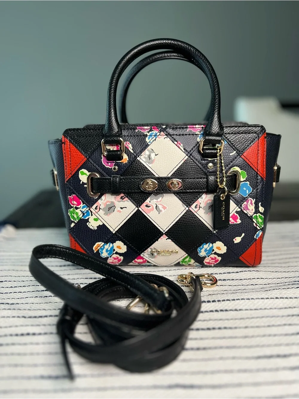 Coach Floral Patchwork Blake Caryall